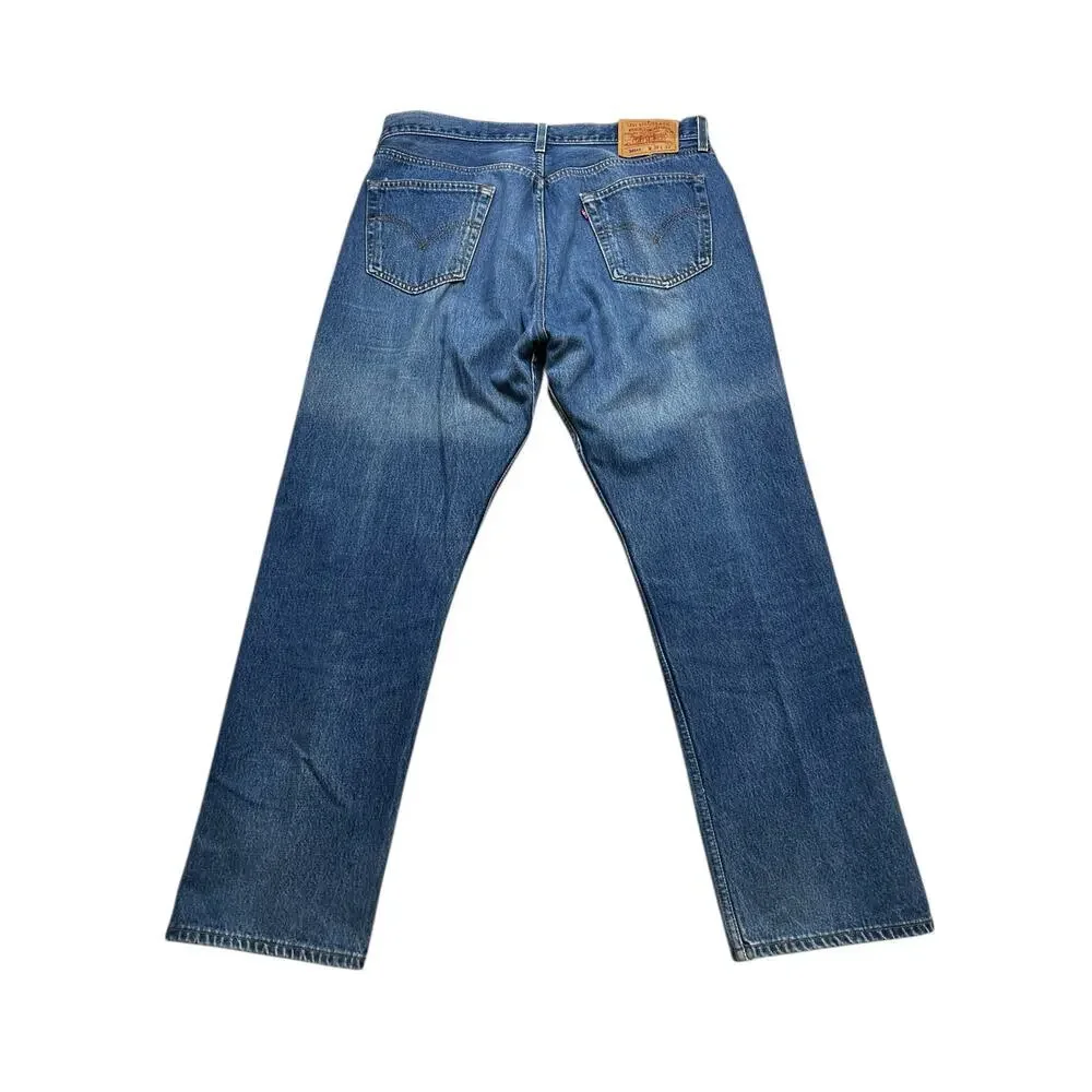 Vintage 90s Levi's 501xx Made in USA 38x33 Actual 36x32 Wash‎ Faded Distress